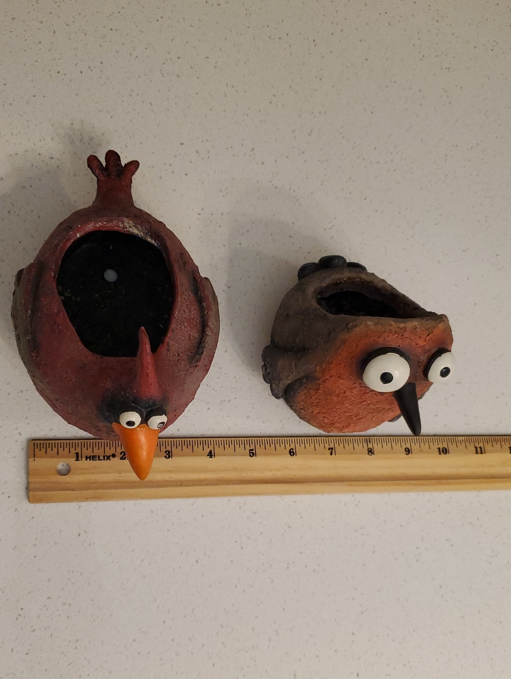 Blob House Mini Bird Planters Set of 4 - Picture 3 of 12